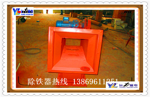管道自卸式除鐵器，RCGZ系列管道自卸式永磁除鐵器價(jià)格 _遠(yuǎn)力RCGZ系列管道自卸式永磁除鐵器型12000高斯_可定制工作原理_安裝示意圖 